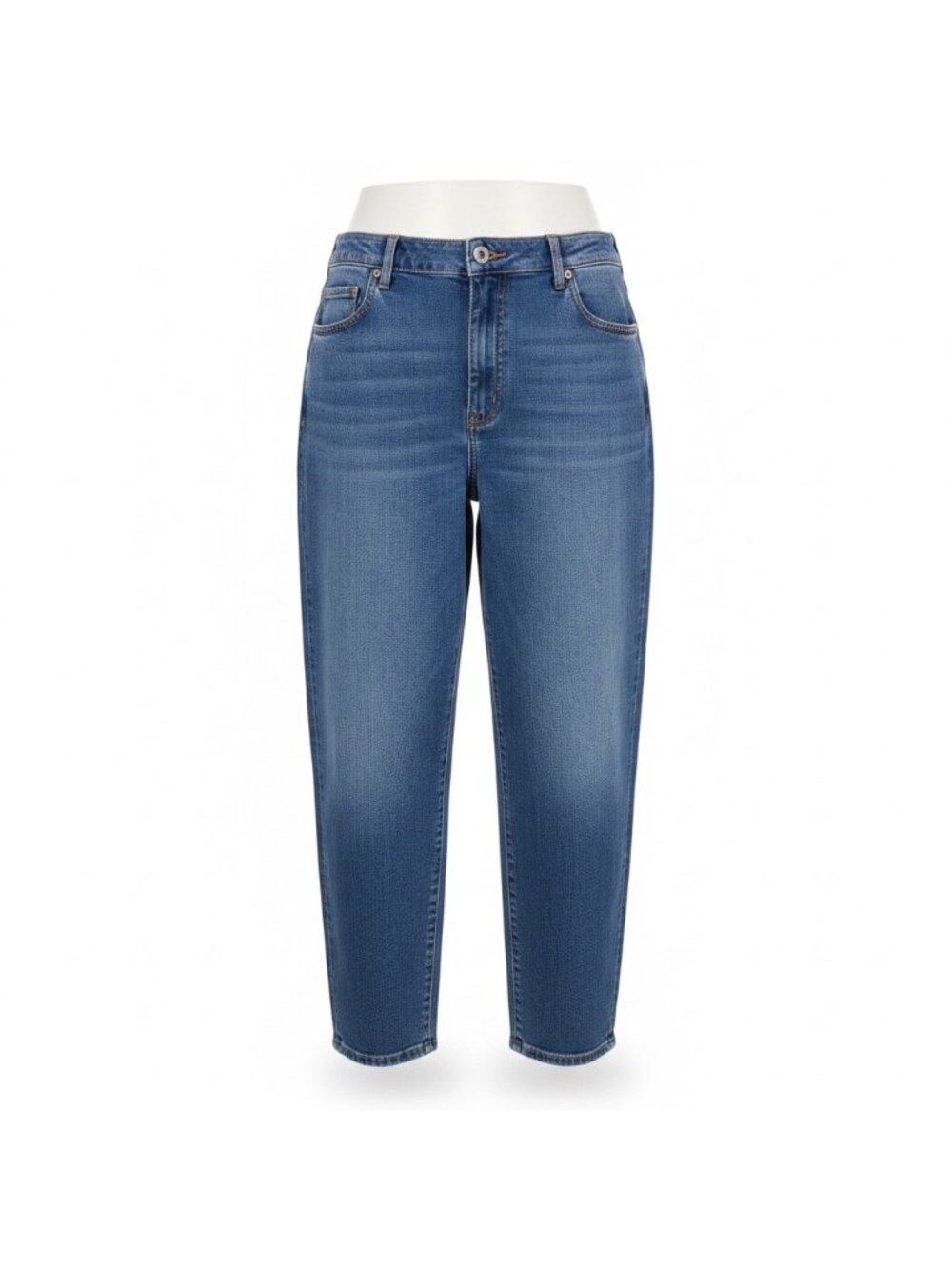 Lands End Womens Blue Relaxed High Rise Jeans Size 20W